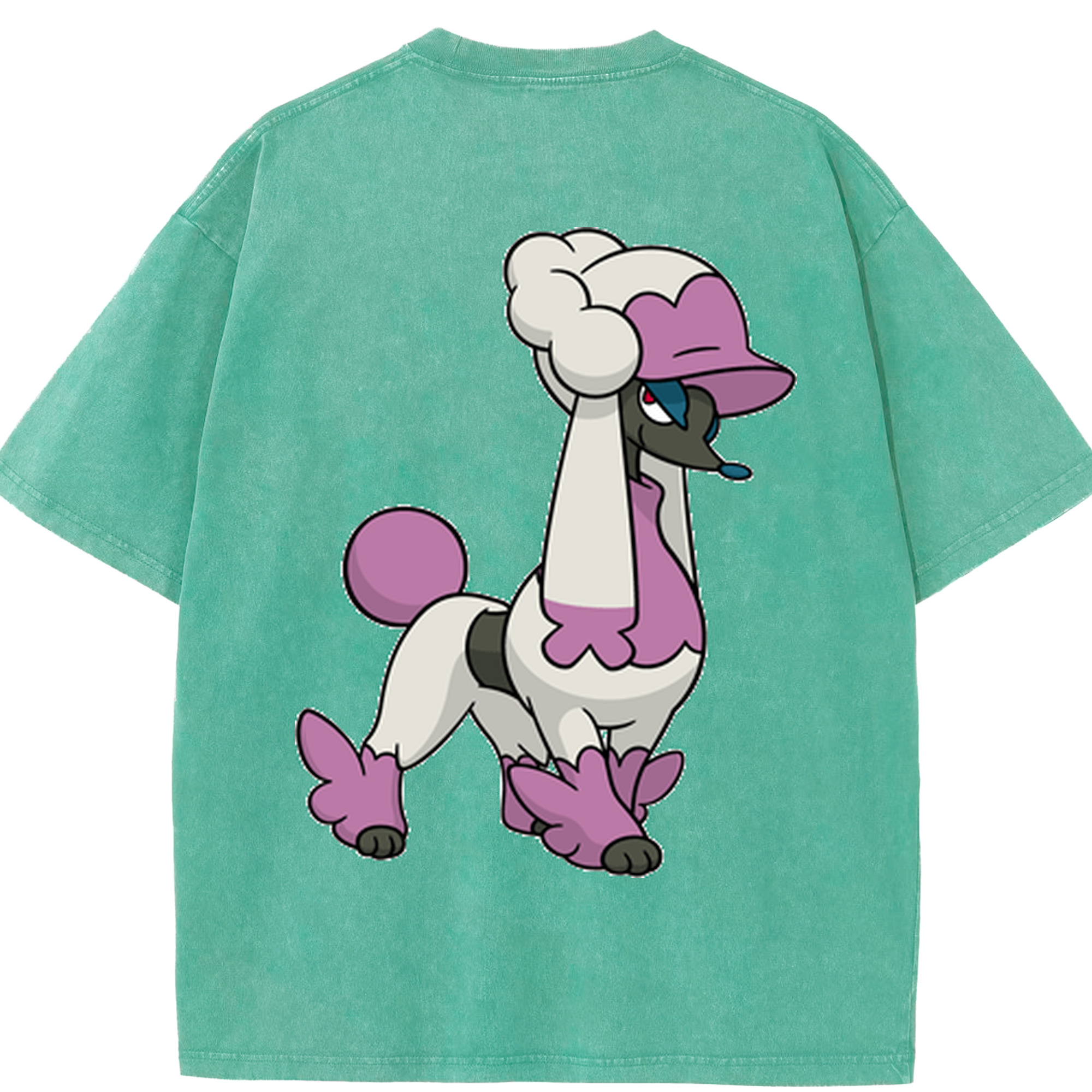 （画像用） ポケットモンスター Pokémon 綿100% ヴィンテージ風 半袖Tシャツ（背面プリント）